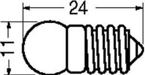 ŽARN.KROGLA E10 3,5V 0,2A