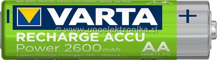 AKU. Ni-Mh AA 1,2V 2600mAh VARTA