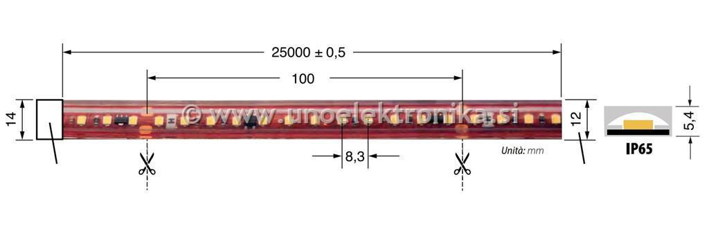 LED TRAK 220VAC 4000K 17W