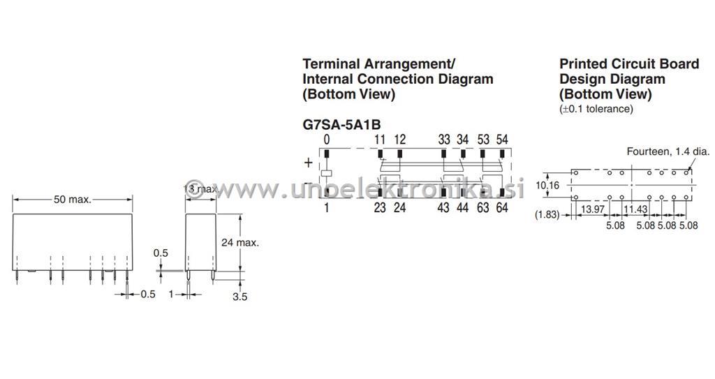 RELE 6 POLNI 24VDC 6A/250VAC 6A/30VDC