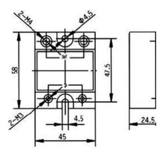 RELE SOLID STATE 25A 280VAC ZERO CROSS