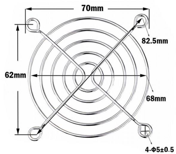 ZAŠČITNA MREŽICA ZA VENTILATOR