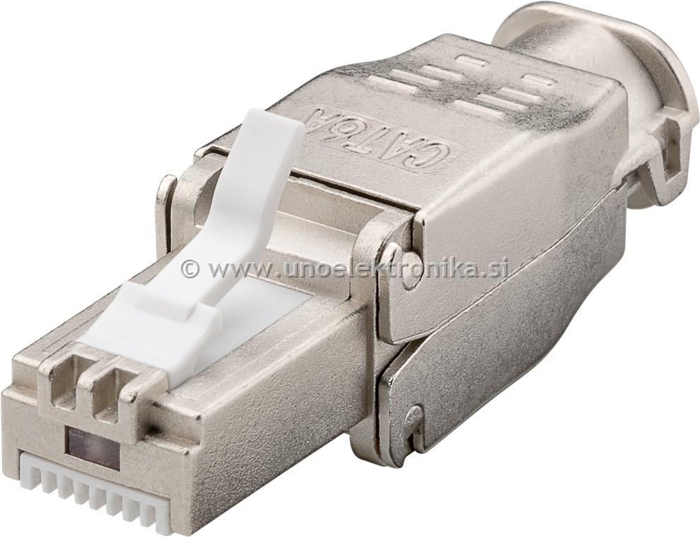 MIKROVTIKAČ RJ45 8/8 CAT6A OKLOPLJEN